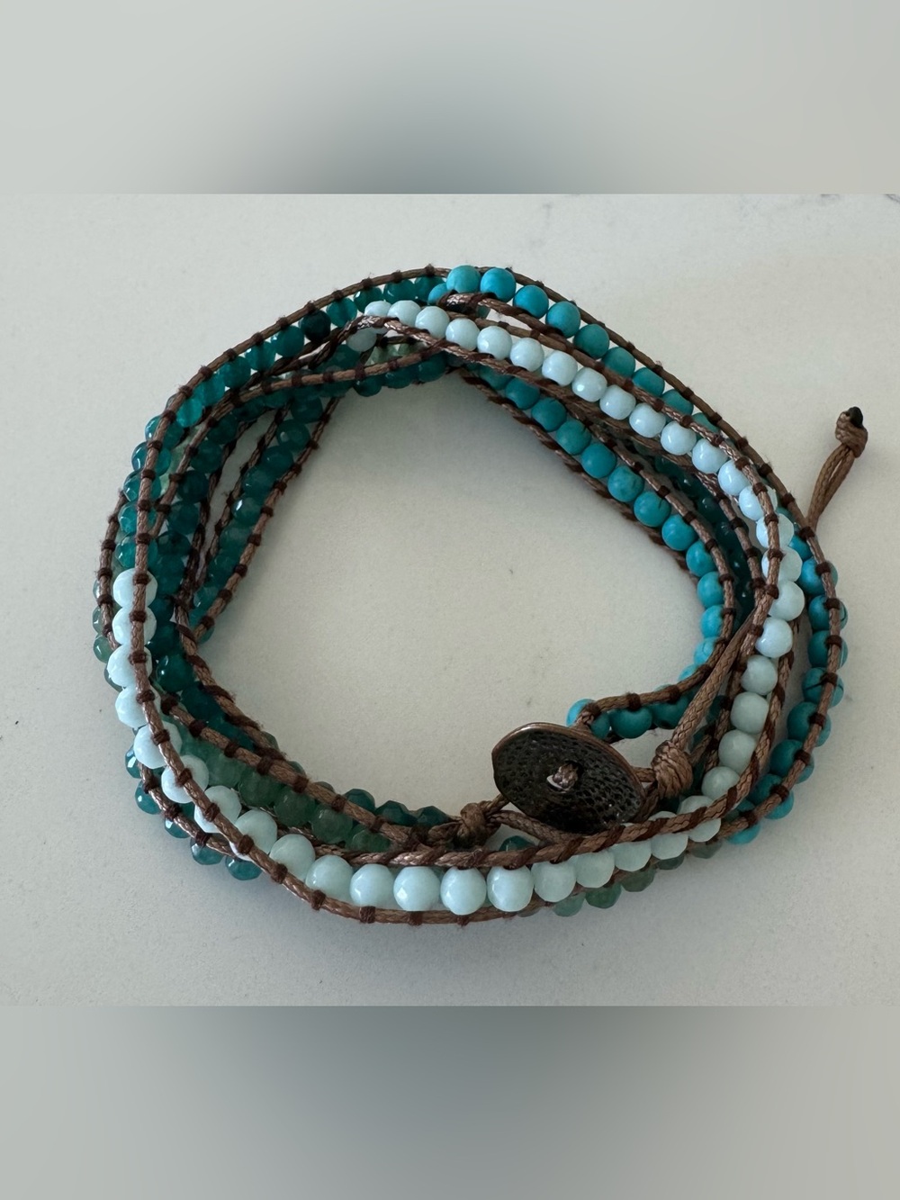Handmade Beaded Wrap Bracelet